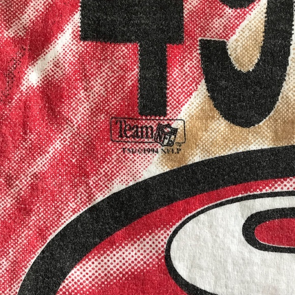 Vintage 49ers Magic Johnson T's shirt - Picture 7 of 8